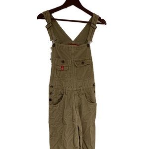 Tan Corduroy Overalls